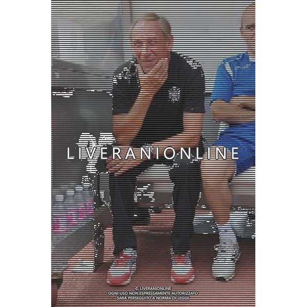 Lugano (Svizzera) 26-07-2015 Stadio Cornaredo Super League campionato svizzero Lugano vs Thun nella foto Zdenek Zeman allenatore del Lugano foto Roberto Garavaglia - ag. Aldo Liverani sas