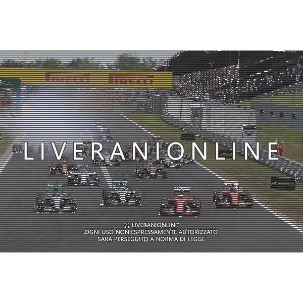 Start of the race 26.07.2015. Formula 1 World Championship, Rd 10, Hungarian Grand Prix, Budapest, Hungary, Race Day. AG ALDO LIVERANI SAS ONLY ITALY