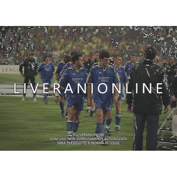MONACO 28-05-1997 FINALE DI CHAMPIONS LEAGUE BORUSSIA DORTMUND-JUVENTUS NELLAFOTO DELUSIONE CIRO FERRARA AG ALDO LIVERANI SAS