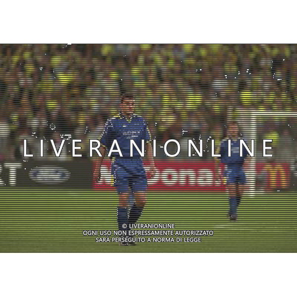 MONACO 28-05-1997 FINALE DI CHAMPIONS LEAGUE BORUSSIA DORTMUND-JUVENTUS NELLAFOTO CHRISTIAN VIERI AG ALDO LIVERANI SAS