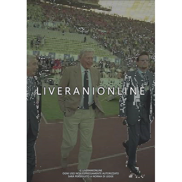 MONACO 28-05-1997 FINALE DI CHAMPIONS LEAGUE BORUSSIA DORTMUND-JUVENTUS NELLA FOTO UMBERTO AGNELLI AG ALDO LIVERANI SAS