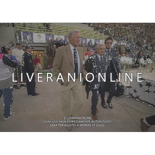MONACO 28-05-1997 FINALE DI CHAMPIONS LEAGUE BORUSSIA DORTMUND-JUVENTUS NELLA FOTO UMBERTO AGNELLI AG ALDO LIVERANI SAS