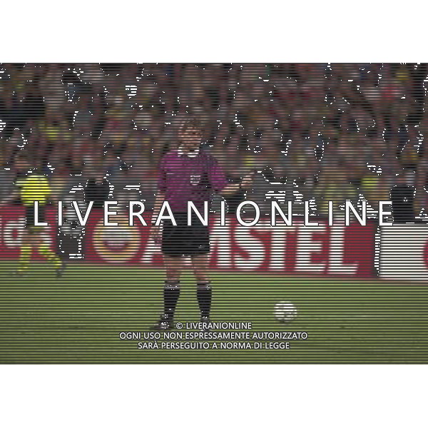 MONACO 28-05-1997 FINALE DI CHAMPIONS LEAGUE BORUSSIA DORTMUND-JUVENTUS NELLA FOTO arbitro puhl AG ALDO LIVERANI SAS