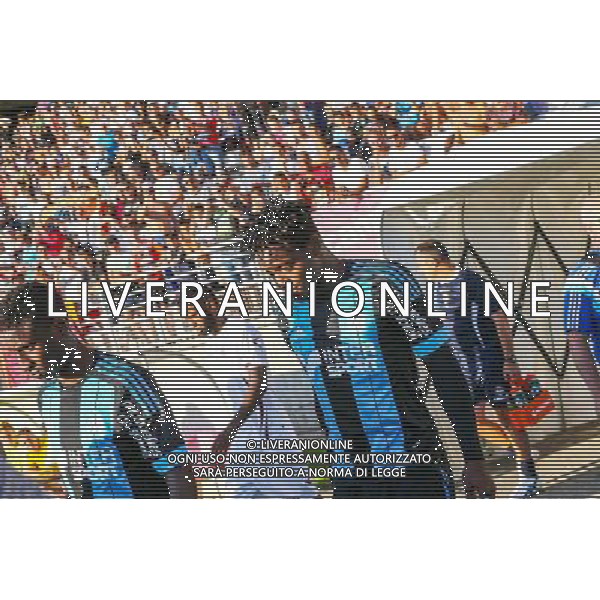 Bouna SARR / Michy BATSHUAYI - 28.07.2015 - Marseille / Livourne - Match Amical Photo : Serge Haouzi / Icon Sport AG ALDO LIVERANI SAS ONLY ITALY