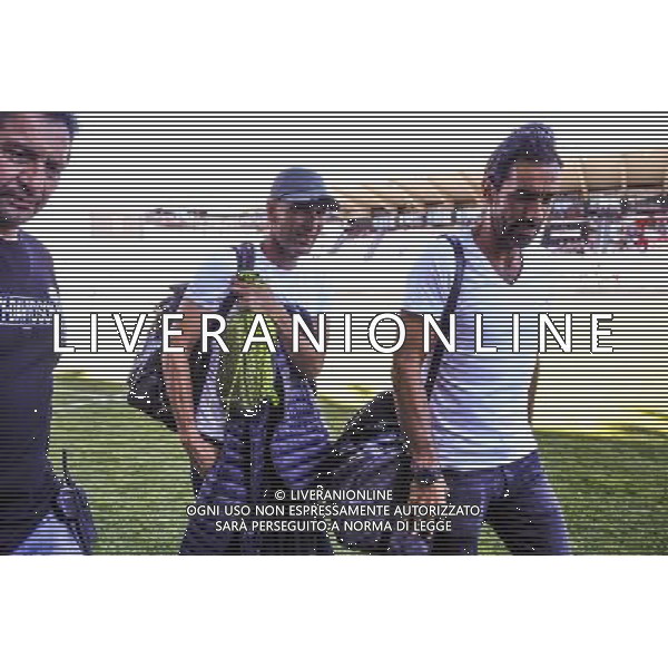 Zinedine ZIDANE / Robert PIRES - 28.07.2015 - Toulon / France 98 - Match Caritatif Photo : Dagoune / Icon Sport