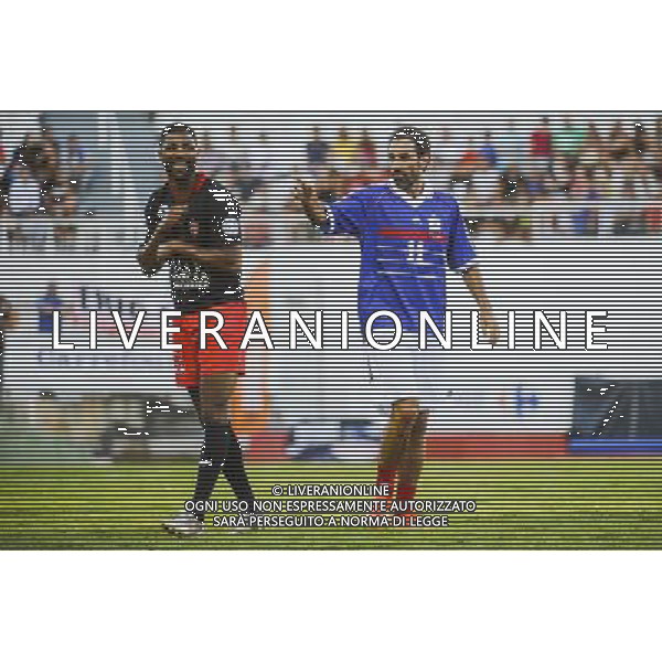 Delon ARMITAGE - Robert PIRES - 28.07.2015 - Toulon / France 98 - Match Caritatif Photo : Dagoune / Icon Sport