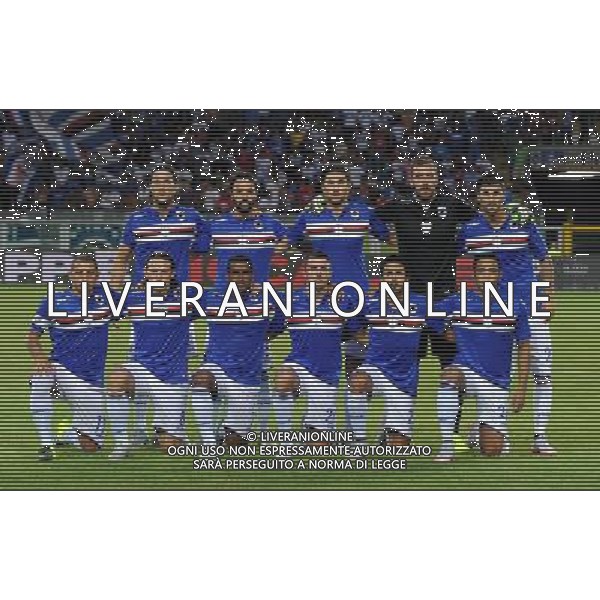 UEFA Europa League 2015/2016 Terzo Turno di Qualificazione Andata Torino - 30.07.2015 Sampdoria-Vojvodina Nella Foto:sampdoria squadra formazione silvestre,cassani,zukanovic,viviano,soriano,palombo,barreto,fernando,kristicic,eder,muriel /Ph.Vitez-Ag. Aldo Liverani
