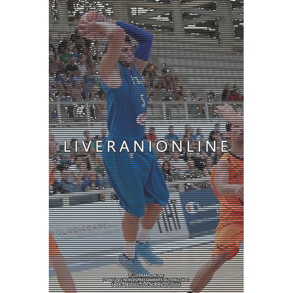 30-07-2015 TRENTINO BASKET CUP ITALIA OLANDA NELLA FOTO GENTILE ALESSANDRO FOTO PAOLA GARBUIO-AG ALDO LIVERANI SAS 