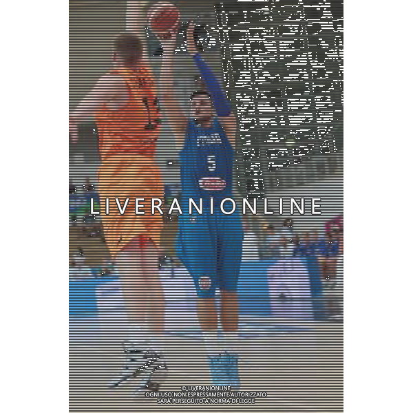30-07-2015 TRENTINO BASKET CUP ITALIA OLANDA NELLA FOTO GENTILE ALESSANDRO FOTO PAOLA GARBUIO-AG ALDO LIVERANI SAS 