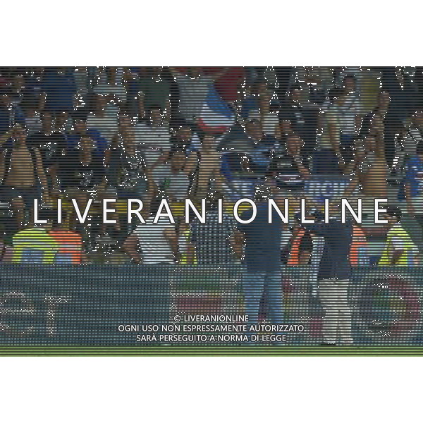 UEFA Europa League 2015/2016 Terzo Turno di Qualificazione Andata Torino - 30.07.2015 Sampdoria-Vojvodina Nella Foto:Ferrero Massimo a colloquio con i tifosi /Ph.Vitez-Ag. Aldo Liverani