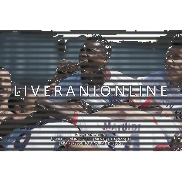 Serge AURIER / Edinson CAVANI - 01.08.2015 - Lyon / PSG - Trophee des Champions 2015 -Montreal Photo : Catherine Legault / Icon Sport *** Local Caption *** AG ALDO LIVERANI SAS ONLY ITALY *** Local Caption *** AG ALDO LIVERANI SAS ONLY ITALY