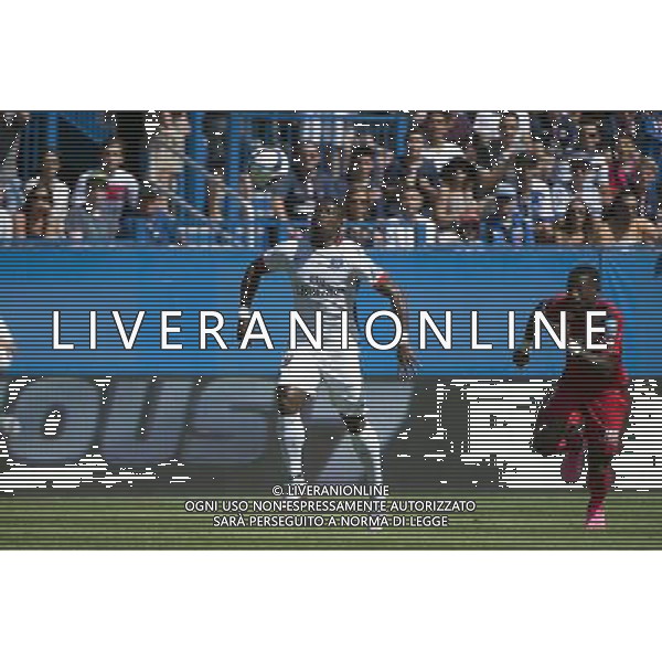 Serge AURIER / Henri BEDIMO - 01.08.2015 - Lyon / PSG - Trophee des Champions 2015 -Montreal Photo : Catherine Legault / Icon Sport *** Local Caption *** AG ALDO LIVERANI SAS ONLY ITALY *** Local Caption *** AG ALDO LIVERANI SAS ONLY ITALY