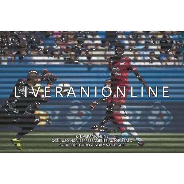 Zlatan IBRAHIMOVIC / Anthony LOPES - 01.08.2015 - Lyon / PSG - Trophee des Champions 2015 -Montreal Photo : Catherine Legault / Icon Sport *** Local Caption *** AG ALDO LIVERANI SAS ONLY ITALY *** Local Caption *** AG ALDO LIVERANI SAS ONLY ITALY