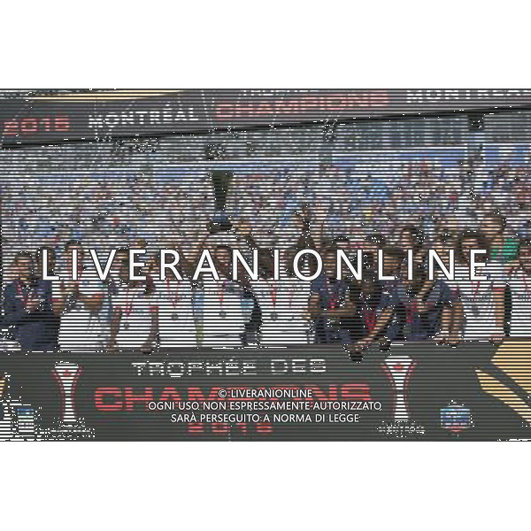 Victoire PSG / Thiago SILVA - 01.08.2015 - Lyon / PSG - Trophee des Champions 2015 -Montreal Photo : Catherine Legault / Icon Sport AG ALDO LIVERANI SAS ONLY ITALY
