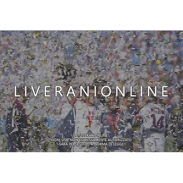 Victoire PSG / Thiago SILVA / Lucas MOURA - 01.08.2015 - Lyon / PSG - Trophee des Champions 2015 -Montreal Photo : Catherine Legault / Icon Sport AG ALDO LIVERANI SAS ONLY ITALY