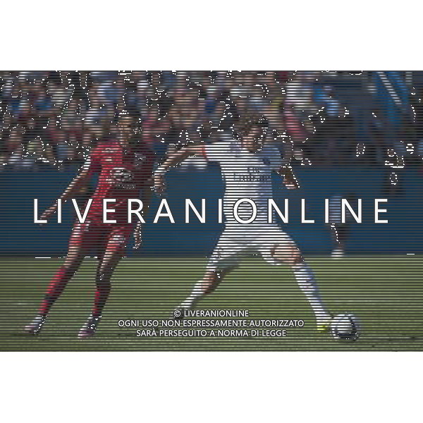 Rachid GHEZZAL / Adrien RABIOT - 01.08.2015 - Lyon / PSG - Trophee des Champions 2015 -Montreal Photo : Catherine Legault / Icon Sport *** Local Caption *** AG ALDO LIVERANI SAS ONLY ITALY *** Local Caption *** AG ALDO LIVERANI SAS ONLY ITALY