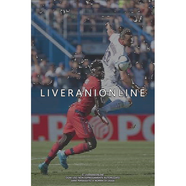 Samuel UMTITI / Zlatan IBRAHIMOVIC - 01.08.2015 - Lyon / PSG - Trophee des Champions 2015 -Montreal Photo : Catherine Legault / Icon Sport *** Local Caption *** AG ALDO LIVERANI SAS ONLY ITALY *** Local Caption *** AG ALDO LIVERANI SAS ONLY ITALY
