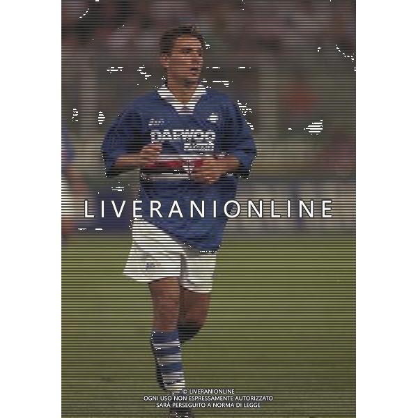 05-08-1998 SAMPDORIA BOLOGNA INTERTOTO NELLA FOTO VINCENZO MONTELLA AG ALDO LIVERANI SAS