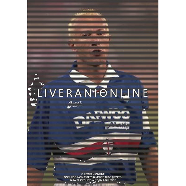 05-08-1998 SAMPDORIA BOLOGNA INTERTOTO NELLA FOTO MORENO MANNINI AG ALDO LIVERANI SAS