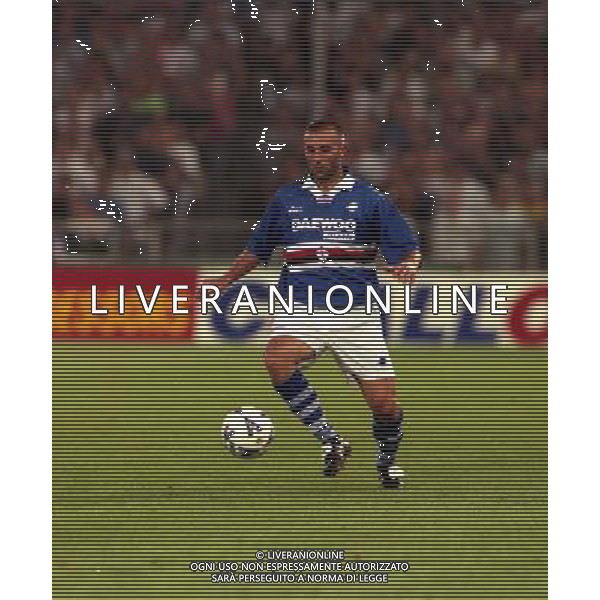 05-08-1998 SAMPDORIA BOLOGNA INTERTOTO NELLA FOTO NENAD SAKIC AG ALDO LIVERANI SAS