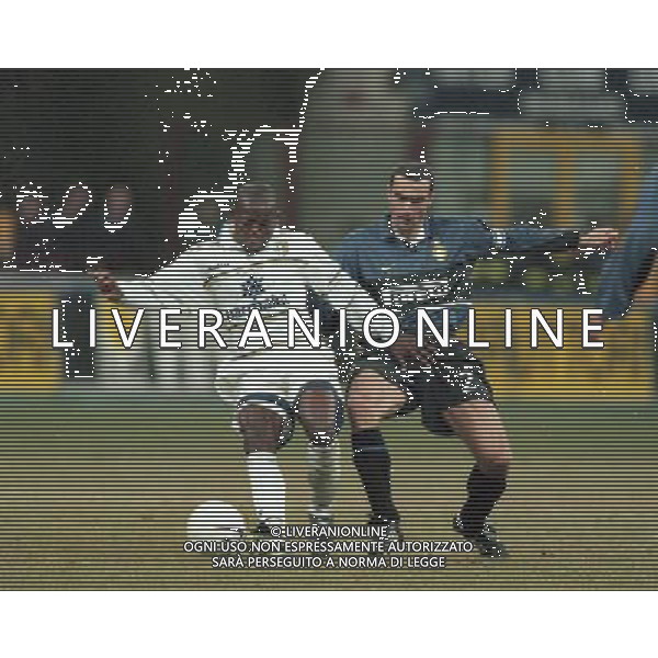 INTER PARMA COPPA ITALIA 1999 NELLA FOTO LILIAN THURAM E GIUSEPPE BERGOMI AG ALDO LIVERANI SAS