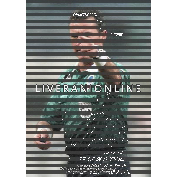 INTER PARMA COPPA ITALIA 1999 NELLA FOTO ARBITRO BRASCHI AG ALDO LIVERANI SAS