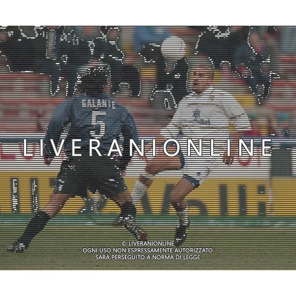 INTER PARMA COPPA ITALIA 1999 NELLA FOTO SEBASTIAN VERON AG ALDO LIVERANI SAS