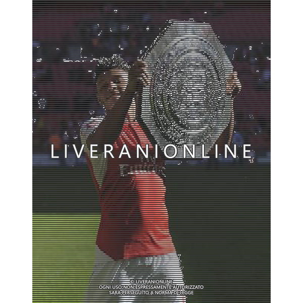 Arsenal\'s Alex Oxlade-Chamberlain - man of the match - in their 1-0 victory over Chelsea Photographer Ashley Western/CameraSport Football - FA Community Shield - Arsenal v Chelsea - Sunday 2nd August 2015 - Wembley Stadium - London © CameraSport - 43 Linden Ave. Countesthorpe. Leicester. England. LE8 5PG - Tel: +44 (0) 116 277 4147 - admin@camerasport.com - www.camerasport.com AG ALDO LIVERANI SAS ONLY ITALY