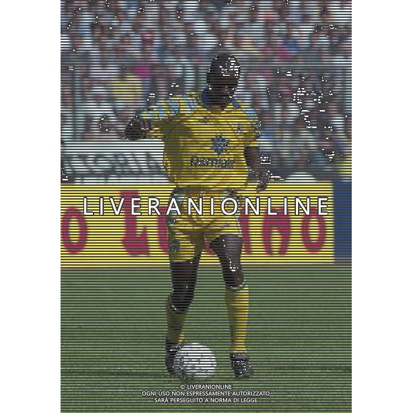 18-05-1997 JUVENTUS PARMA SERIE A NELLA FOTO LILIAN THURAM AG ALDO LIVERANI SAS