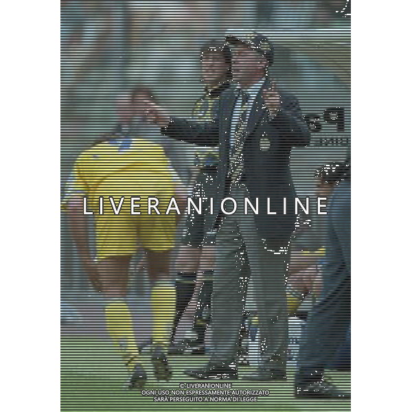 18-05-1997 JUVENTUS PARMA SERIE A NELLA FOTO CARLO ANCELOTTI ALLENATORE PARMA AG ALDO LIVERANI SAS