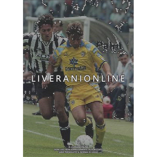 18-05-1997 JUVENTUS PARMA SERIE A NELLA FOTO NICOLA AMORUSO E MASSIMO CRIPPA AG ALDO LIVERANI SAS