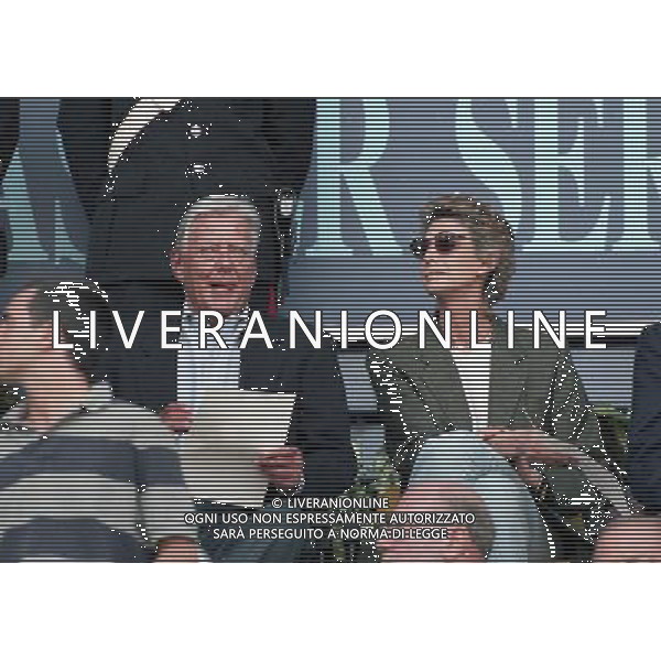 18-05-1997 JUVENTUS PARMA SERIE A NELLA FOTO UMBERTO AGNELLI E MOGLIE AG ALDO LIVERANI SAS