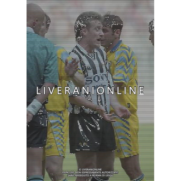 18-05-1997 JUVENTUS PARMA SERIE A NELLA FOTO DIDIER DESCHAMPS AG ALDO LIVERANI SAS