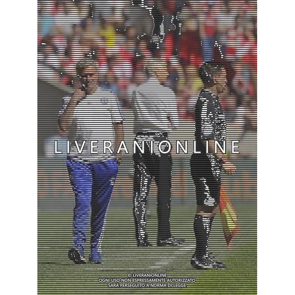 Chelsea manager JosŽ Mourinho Photographer Ashley Western/CameraSport Football - FA Community Shield - Arsenal v Chelsea - Sunday 2nd August 2015 - Wembley Stadium - London © CameraSport - 43 Linden Ave. Countesthorpe. Leicester. England. LE8 5PG - Tel: +44 (0) 116 277 4147 - admin@camerasport.com - www.camerasport.com AG ALDO LIVERANI SAS ONLY ITALY
