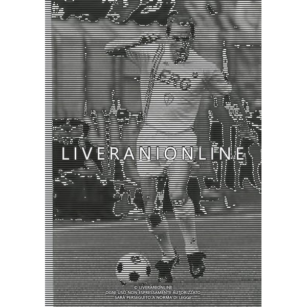 NEG-RETROSPETTIVA BONOMI FULVIO CALCIATORE NELLA FOTO BONOMI FULVIO CON LA MAGLIA DELLA SAMPDORIA AG ALDO LIVERANI SAS