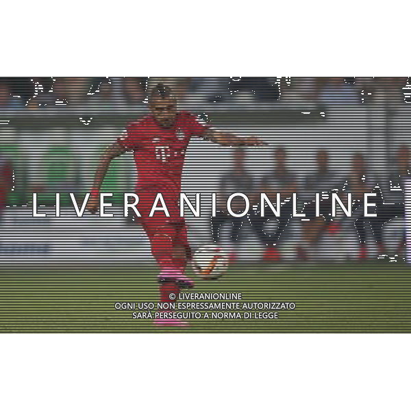 firo : 01.08.2015 Fu§ball, 1.Bundesliga,Saison 2015/2016 Super Cup Finale VfL Wolfsburg - FC Bayern MŸnchen Muenchen Einzelaktion Arturo Vidal $worldrights,Es gelten unsere AGB, einsehbar auf www.firosportphoto.de, copyright by firo sportphoto: Coesfelder Str. 207 D-48249 DŸlmen www.firosportphoto.de mail@firosportphoto.de (V o l k s b a n k B o c h u m - W i t t e n ) BLZ.: 430 601 29 Kt. Nr.: 341 117 100 Tel:Ê +49-2594-9916004 Fax:Ê+49-2594-9916005 AG ALDO LIVERANI SAS ONLY ITALY