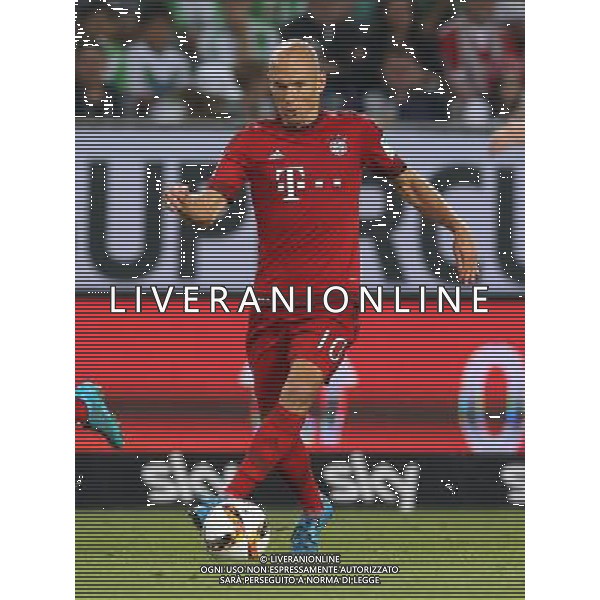 firo Fu§ball, Fussball, 01.08.2015 Supercup Finale 2015/2016 VfL Wolfsburg - FCB FC Bayern MŸnchen Muenchen 6:5 n.E. nach Elfmeterschie§en FCB Arjen Robben, Einzelaktion $worldrights Es gelten unsere AGB, einsehbar auf www.firosportphoto.de copyright by firo sportphoto: Coesfelder Stra§e 207 48249 DŸlmen Duelmen www.firosportphoto.de mail@firosportphoto.de (V o l k s b a n k B o c h u m - W i t t e n ) BLZ.: 430 601 29 Kt. Nr.: 341 117 100 Tel:Ê 0209 - 9304402 Fax:Ê 0209 - 9304443 AG ALDO LIVERANI SAS ONLY ITALY