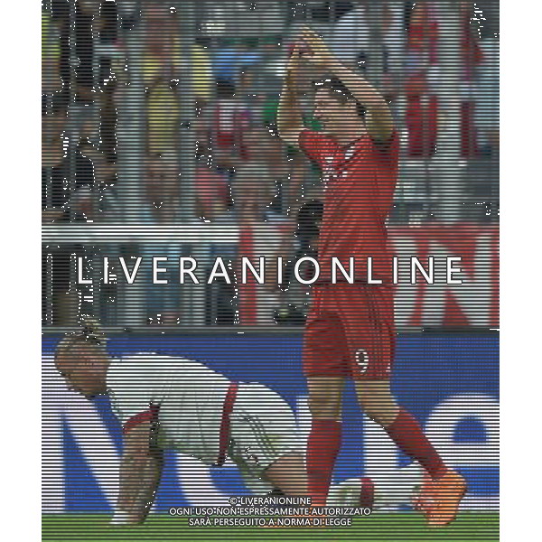 Audi Cup 2015 Monaco (Germania) - 04.08.2015 Bayern Monaco-Milan Nella Foto:lewandosky esulta /Ph.Vitez-Ag. Aldo Liverani