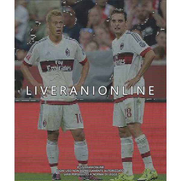 Audi Cup 2015 Monaco (Germania) - 04.08.2015 Bayern Monaco-Milan Nella Foto:Honda Keisuke-Bonaventura Giacomo /Ph.Vitez-Ag. Aldo Liverani