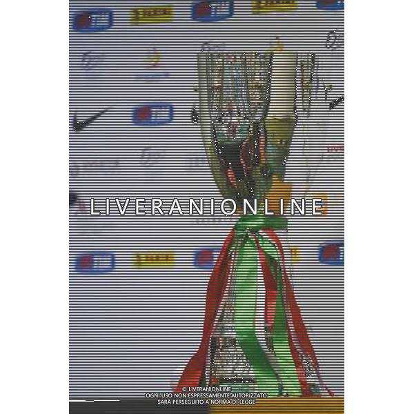 Shanghai 06-08-2015 Supercoppa Italiana 2015 - Juventus vs Lazio Conferenza stampa e Allenamento Juventus Nella foto: la super coppa italiana AG ALDO LIVERANI SAS
