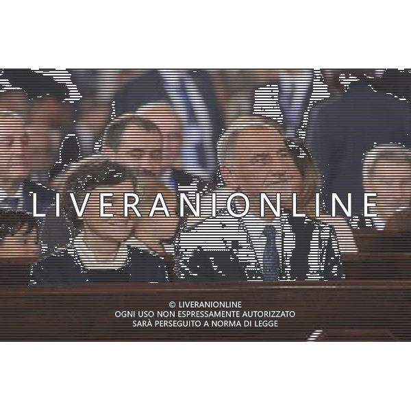 WARSZAWA 06.08.2015 INAUGURACJA PREZYDENTA ANDRZEJA DUDY KATEDRA SW JANA MSZA SW W INTENCJI OJCZYZNY N Z. FOT. ALEKSANDER MAJDANSKI / NEWSPIX --- Newspix.pl RODZICE JAN JANINA Warsaw, St. Stephen\'s Cathedral. Jan - Mass for the intention of the newly sworn president Andrzej Duda --- Newspix.pl parents of ANDRZEJ DUDA - JAN AND JANINA DUDA /AGENZIA ALDO LIVERANI SAS - ITALY ONLY - EDITORIAL USE ONLY - Varsavia, Polonia - Cattedrale di Santo Stefano - Santa Messa per il giuramento del nuovo presidente Andrzej Duda *** Local Caption *** www.newspix.pl mail us: info@newspix.pl call us: 0048 022 23 22 222 --- Polish Picture Agency by Ringier Axel Springer Poland