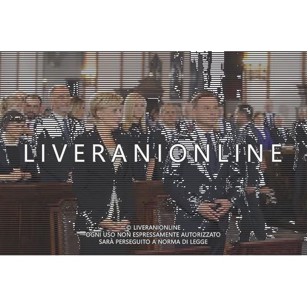 WARSZAWA 06.08.2015 INAUGURACJA PREZYDENTA ANDRZEJA DUDY KATEDRA SW JANA MSZA SW W INTENCJI OJCZYZNY N Z. ANDRZEJ AGATA DUDA FOT. ALEKSANDER MAJDANSKI / NEWSPIX --- Newspix.pl Warsaw, St. Stephen\'s Cathedral. Jan - Mass for the intention of the newly sworn president Andrzej Duda --- Newspix.pl /AGENZIA ALDO LIVERANI SAS - ITALY ONLY - EDITORIAL USE ONLY - Varsavia, Polonia - Cattedrale di Santo Stefano - Santa Messa per il giuramento del nuovo presidente Andrzej Duda *** Local Caption *** www.newspix.pl mail us: info@newspix.pl call us: 0048 022 23 22 222 --- Polish Picture Agency by Ringier Axel Springer Poland