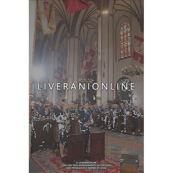 WARSZAWA 06.08.2015 INAUGURACJA PREZYDENTA ANDRZEJA DUDY KATEDRA SW JANA MSZA SW W INTENCJI OJCZYZNY N Z. ANDRZEJ AGATA DUDA FOT. ALEKSANDER MAJDANSKI / NEWSPIX --- Newspix.pl Warsaw, St. Stephen\'s Cathedral. Jan - Mass for the intention of the newly sworn president Andrzej Duda --- Newspix.pl /AGENZIA ALDO LIVERANI SAS - ITALY ONLY - EDITORIAL USE ONLY - Varsavia, Polonia - Cattedrale di Santo Stefano - Santa Messa per il giuramento del nuovo presidente Andrzej Duda *** Local Caption *** www.newspix.pl mail us: info@newspix.pl call us: 0048 022 23 22 222 --- Polish Picture Agency by Ringier Axel Springer Poland