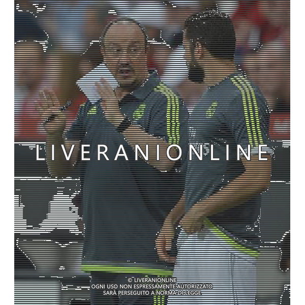 Audi Cup 2015 Monaco (Germania) - 05.08.2015 Bayern Monaco-Real Madrid Nella Foto:Benitez Rafael /Ph.Vitez-Ag. Aldo Liverani