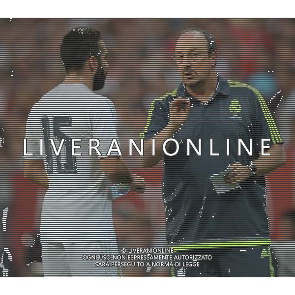 Audi Cup 2015 Monaco (Germania) - 05.08.2015 Bayern Monaco-Real Madrid Nella Foto:Benitez Rafael /Ph.Vitez-Ag. Aldo Liverani