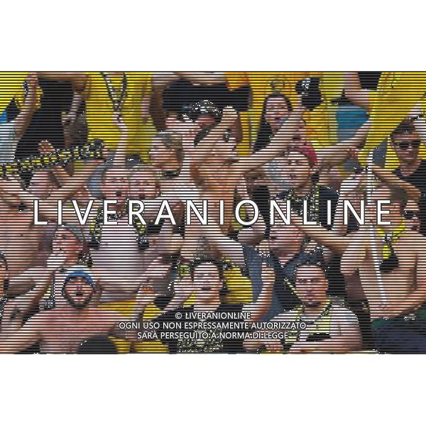Supporters Young Boys Berne - 04.08.2015 - Monaco / Young Boys Berne - 3eme Tour Retour Champions League Photo : Jean Christophe Magnenet / Icon Sport AG ALDO LIVERANI SAS ONLY ITALY