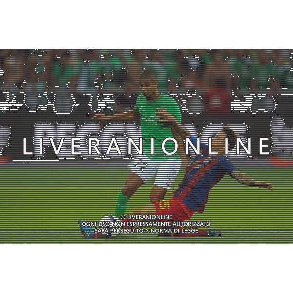 Kevin MONNET PAQUET - 06.08.2015 - Saint Etienne / ASA Targu Mures - Tour preliminaire de Europa League Photo : Jean Paul Thomas / Icon Sport AG ALDO LIVERANI SAS ONLY ITALY