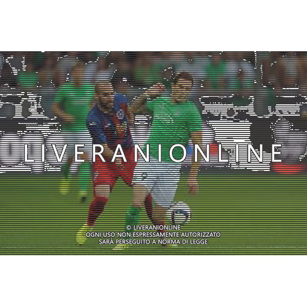 Nolan ROUX - 06.08.2015 - Saint Etienne / ASA Targu Mures - Tour preliminaire de Europa League Photo : Jean Paul Thomas / Icon Sport AG ALDO LIVERANI SAS ONLY ITALY