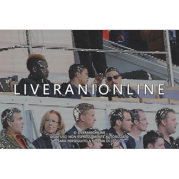 Mike MAIGNAN / Zlatan IBRAHIMOVIC / Thiago SILVA - 25.04.2015 - Paris Saint Germain / Lille - 34eme journee de Ligue 1 Photo : Nolwenn Le Gouic / Icon Sport AG ALDO LIVERANI SAS ONLY ITALY