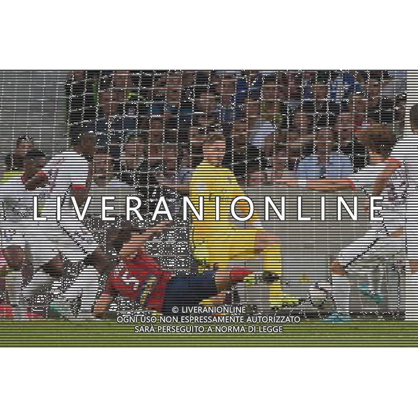 Kevin TRAPP / Renato CIVELLI - 07.08.2015 - Lille / PSG - 1ere journee Ligue 1 Photo : Nolwenn Le Gouic / Icon Sport AG ALDO LIVERANI SAS ONLY ITALY